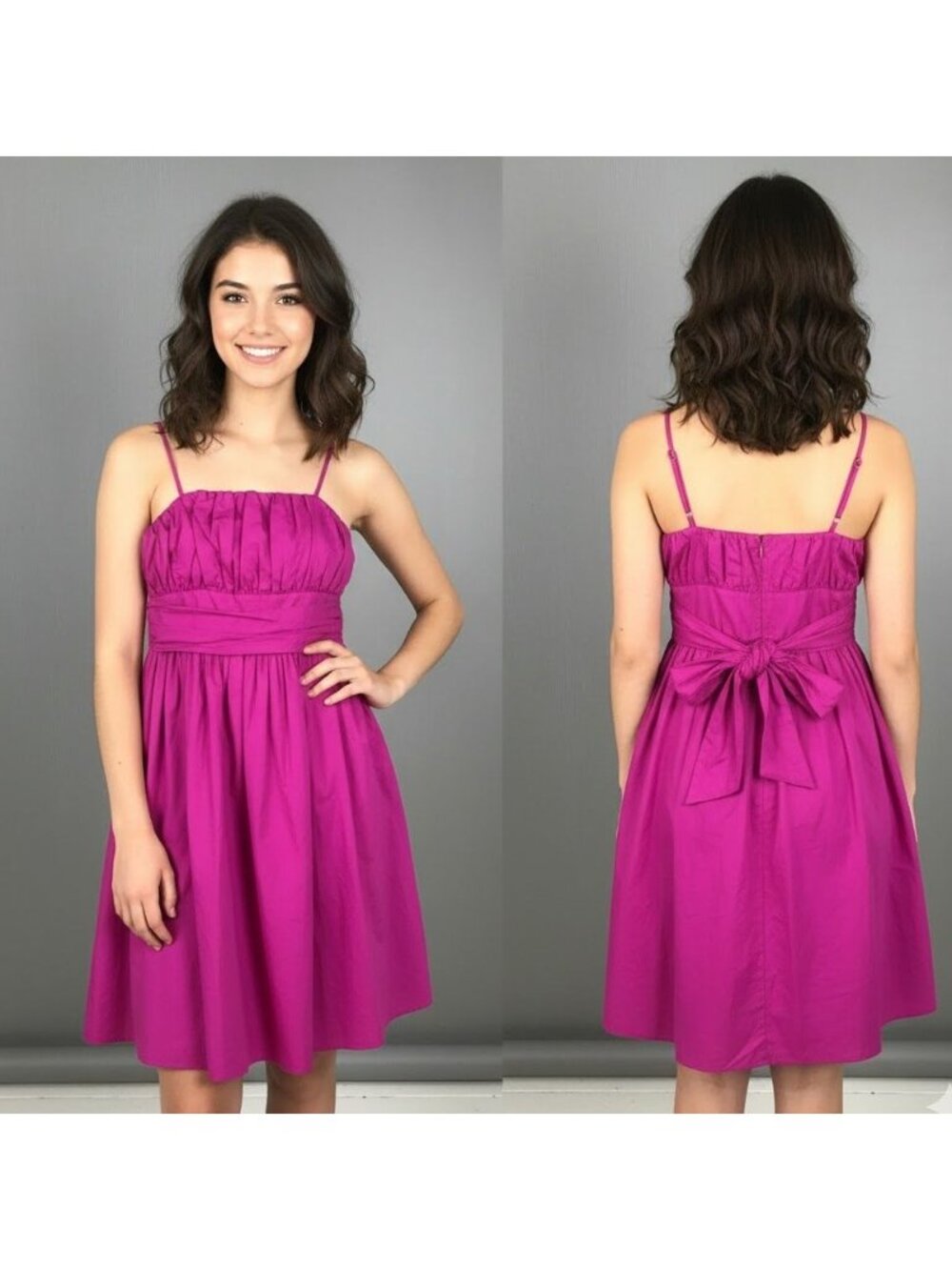 Luella Bartley for Target Pink Spaghetti Strap Dress With Ruched Bodice & Tulle
